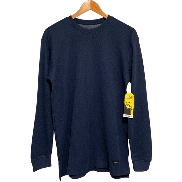Stanley Other - Stanley Workwear Ribbed Long Sleeve Shirt Pullover Crewneck Knit Size Small NWT